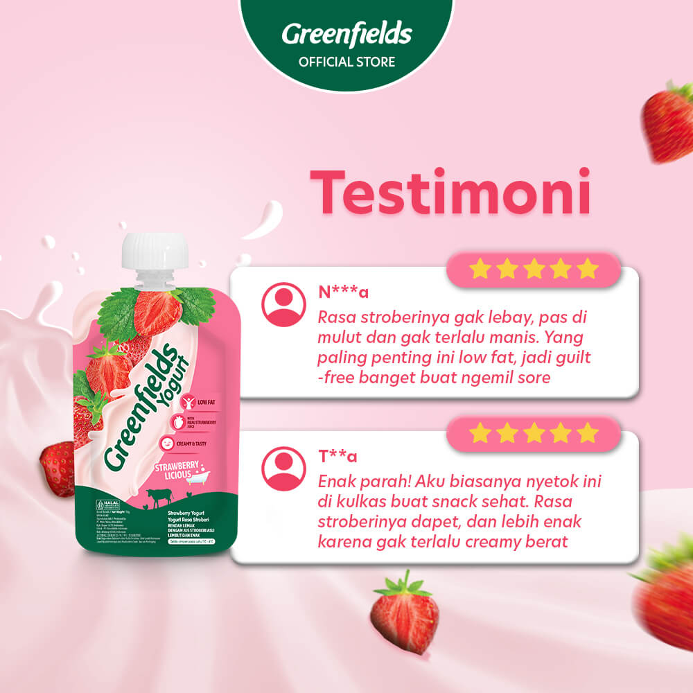 Yogurt Pouch Strawberry Licious