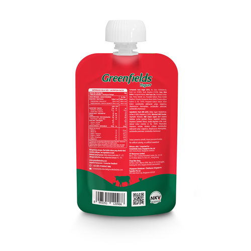 Yogurt Pouch Raspberry Lychee Treat