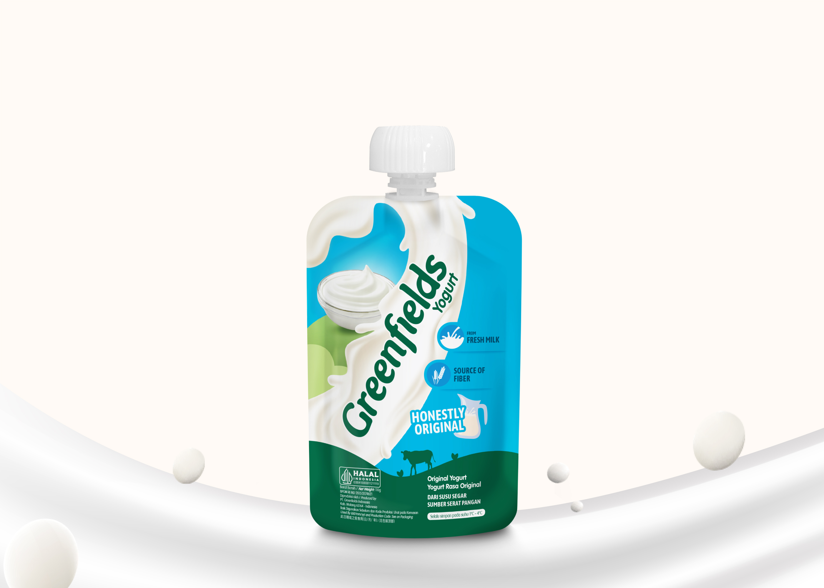 Yogurt Pouch Honestly Original